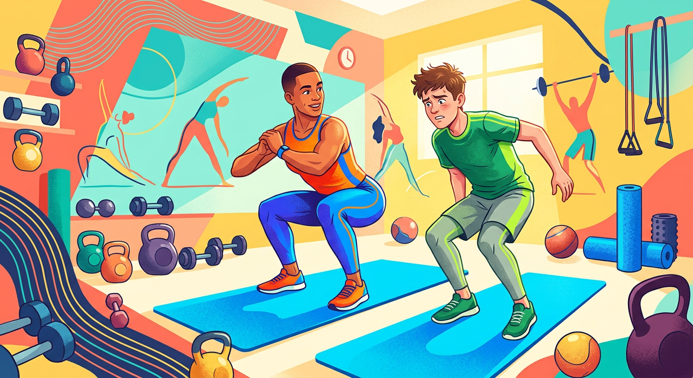 Maîtriser le squat : le guide du débutant pour une forme parfaite