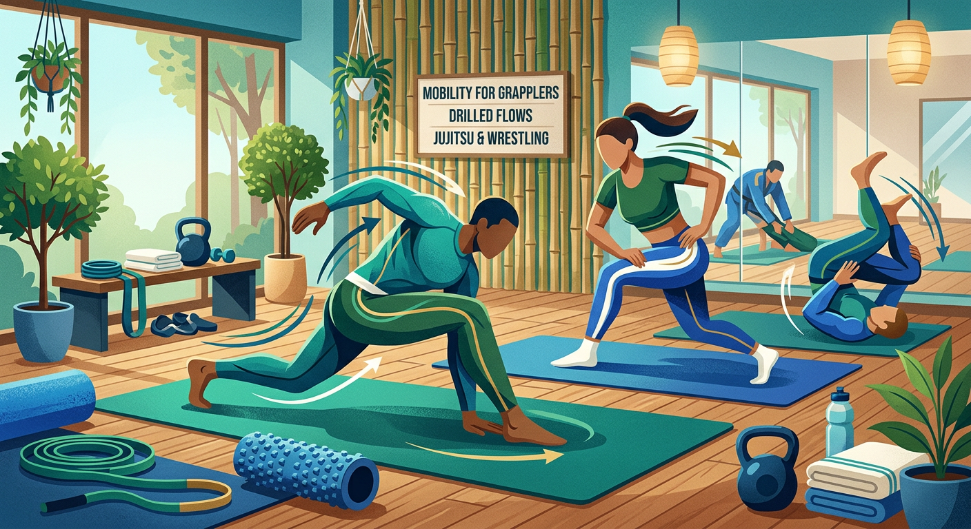 Mobilité pour les Grapplers : Exercices de Jujitsu et Lutte